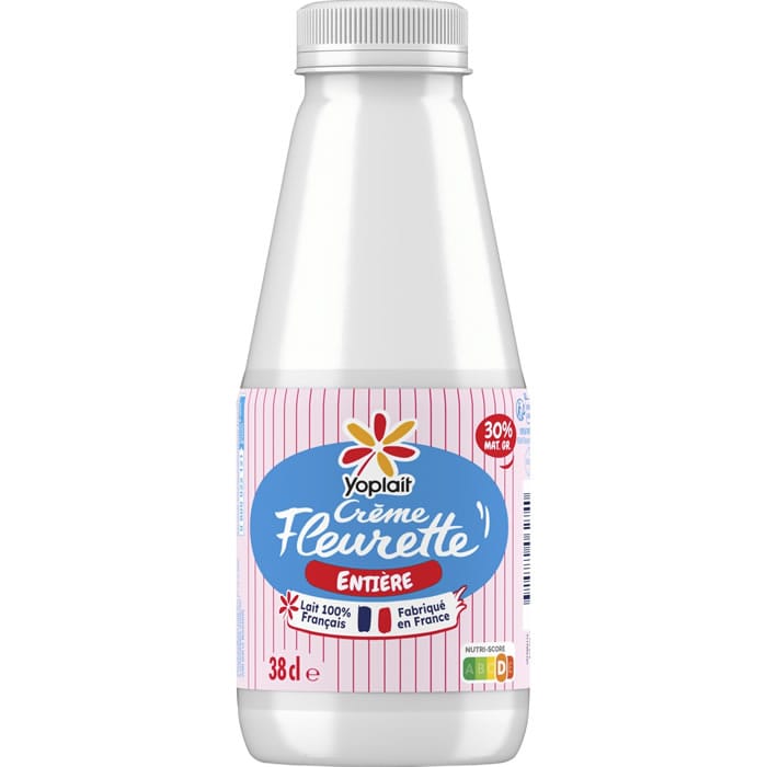 YOPLAIT – Crème fleurette entière 30% M.G – 38cl