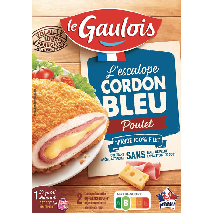 LE GAULOIS – Cordons bleus de poulet 200g