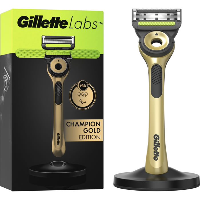 GILLETTE Labs Gold Edition – Rasoir 5 lames