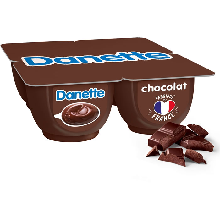 DANETTE – Crème dessert au chocolat 4 x 125g