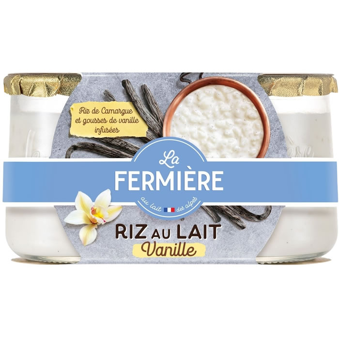 La Fermière – Riz au lait à la vanille 2x160g