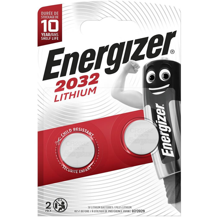 ENERGIZER Piles boutons lithium – type CR 2032 (x1)