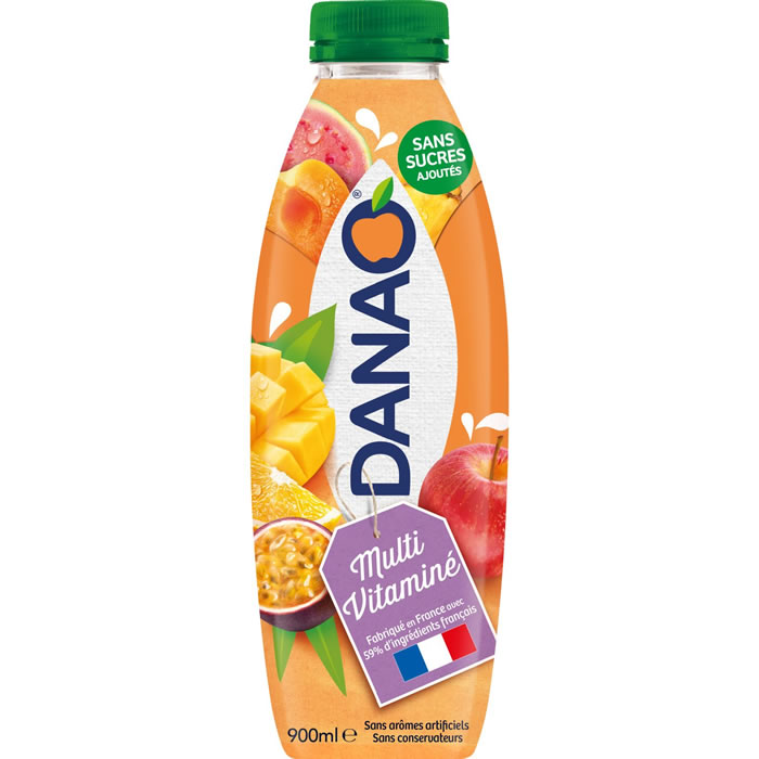 Danao – Jus de fruits multivitaminé et lait 900 ml