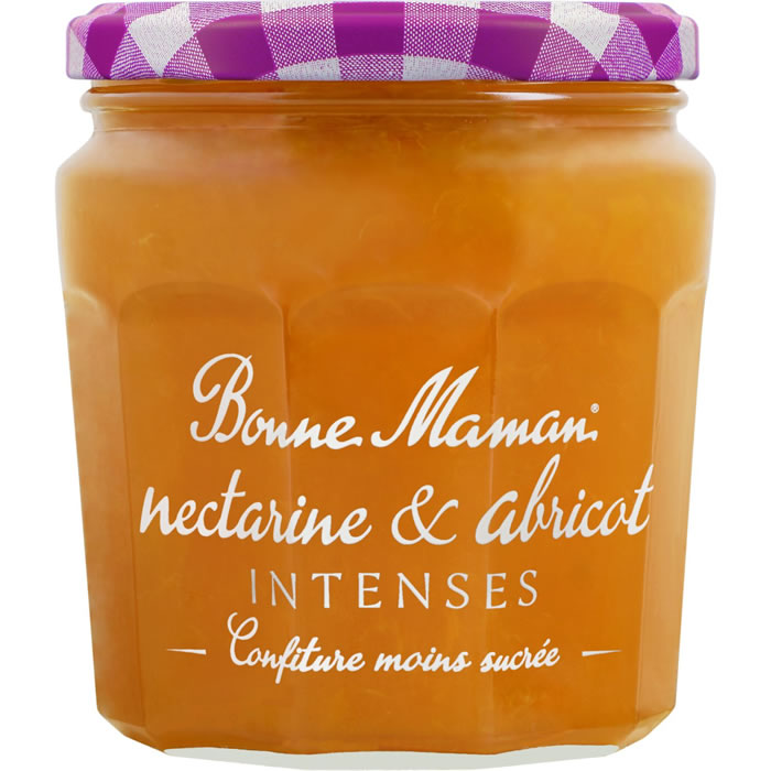BONNE MAMAN – Confiture de nectarines et abricots allégée en sucres 335 g