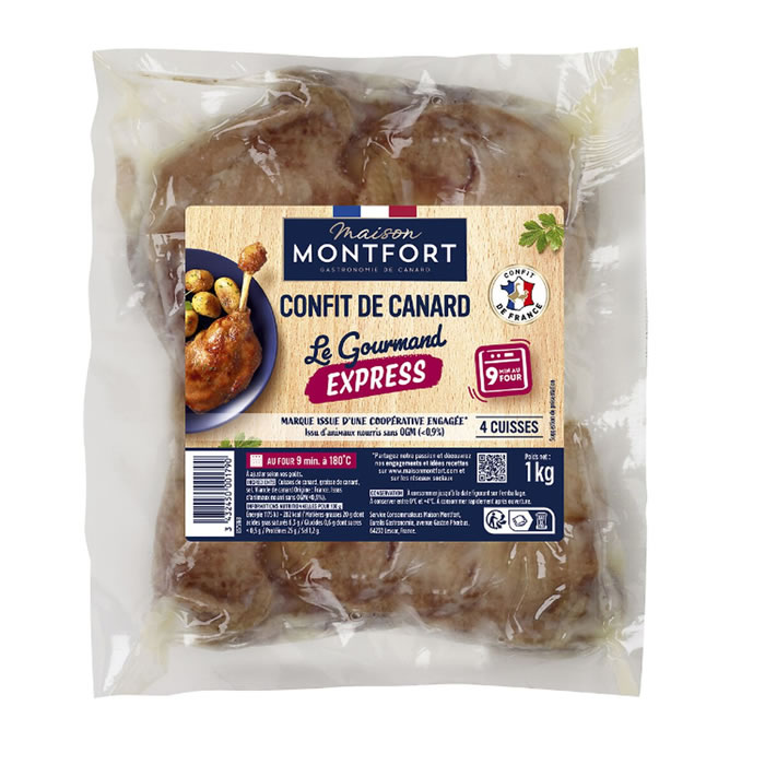 MAISON MONTFORT – Confit de cuisses de canard 4 x 250 g