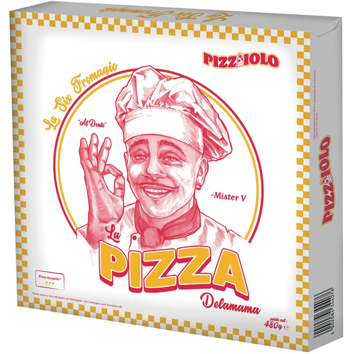 PIZZAIOLO Mister V Delamama – Pizza 6 fromages 480g