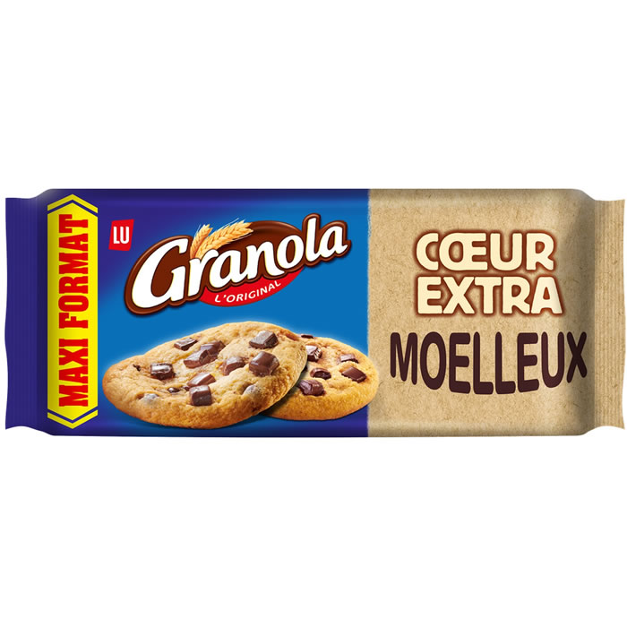 GRANOLA – Cookies moelleux aux pépites de chocolat au lait 312g