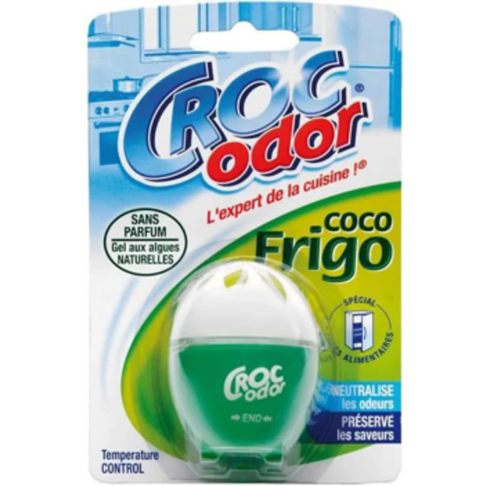 CROC’ODOR Désodorisant frigo Coco Frigo 33 g