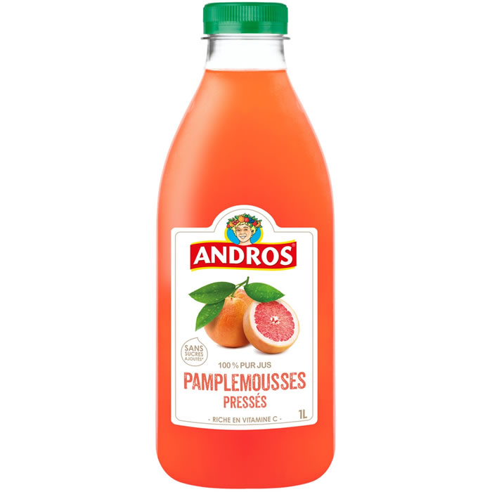 ANDROS – Jus de pamplemousse rose