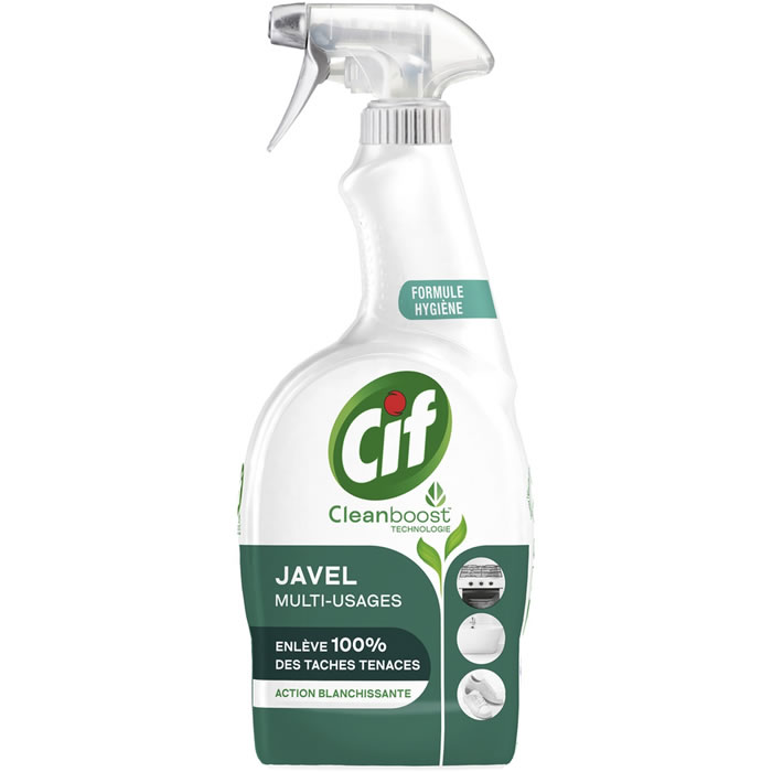 CIF Nettoyant spray ménager au javel 750 ml