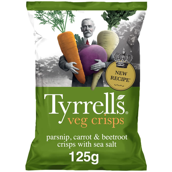 TYRRELLS – Chips de légumes 125g