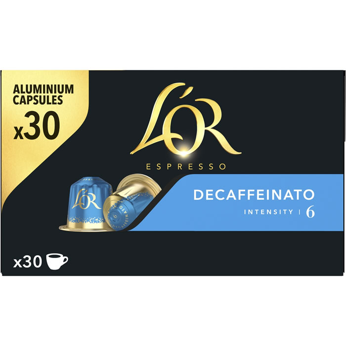 L’OR – Capsules de café décaféiné N°6 30 capsules