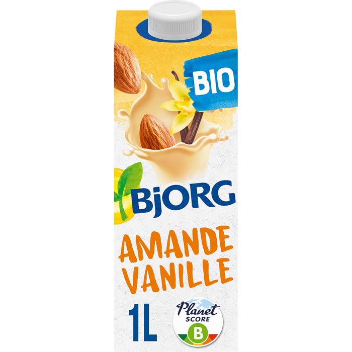 BJORG – Boisson végétale au lait d’amande et vanille bio 1L