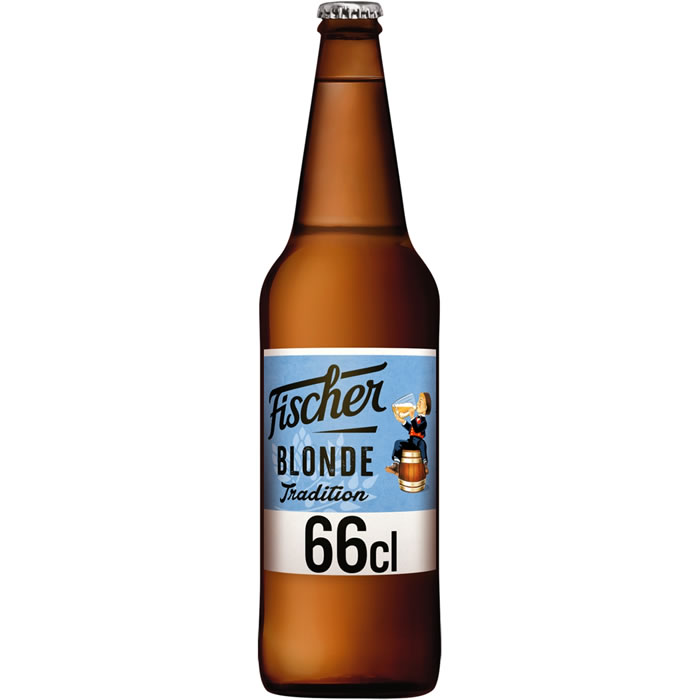 FISCHER – Bière blonde d’Alsace Tradition 66 cl