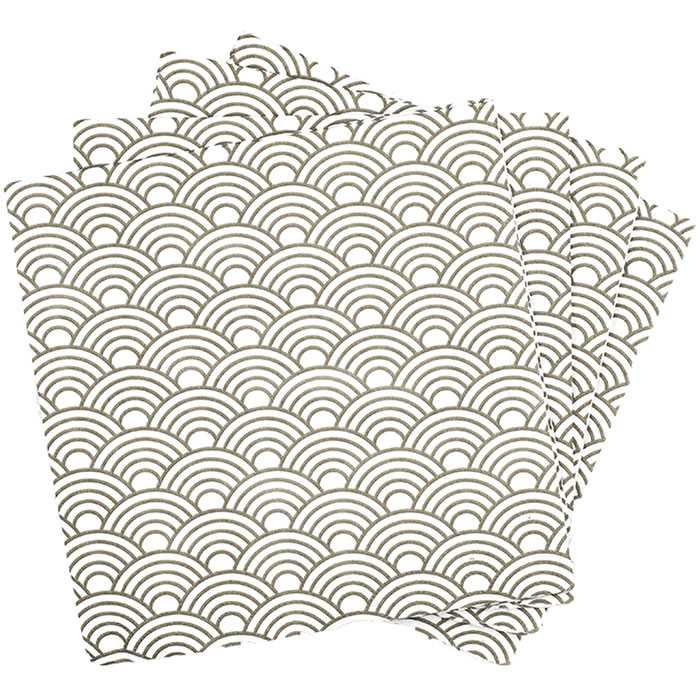 ACTUEL Serviettes en papier décorées 33 x 33 cm