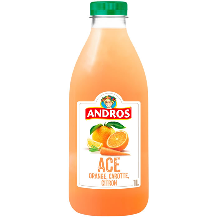 ANDROS – Boisson à l’orange, carotte et citron 1 L