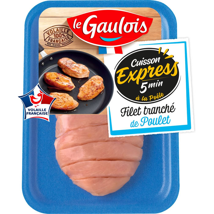 LE GAULOIS – Filet de poulet tranché cuisson express (280 g)