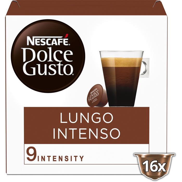 NESCAFE Dolce Gusto – Capsules de café allongé intense N°9 (144g)