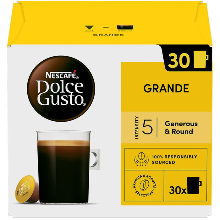 NESCAFE – Capsules grande N°5 (Dolce Gusto) 30 capsules