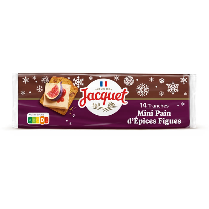 JACQUET – Minis pains d’épices aux figues 140g