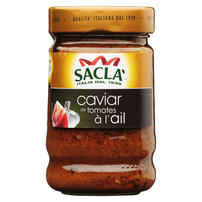 SACLA – Sauce caviar de tomates à l’ail – 190g