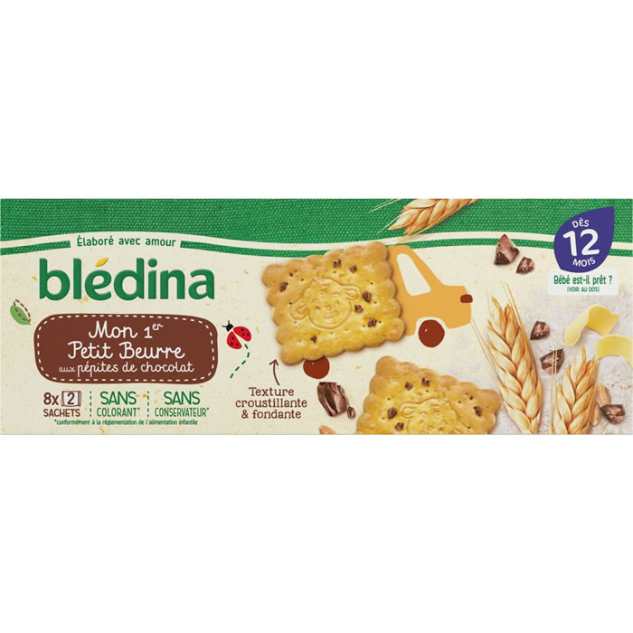 BLEDINA – Mon 1er petit beurre pépites de chocolat dès 12 mois 133g
