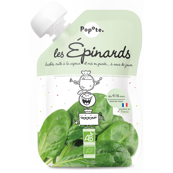 POPOTE – Purée d’épinards 120 g