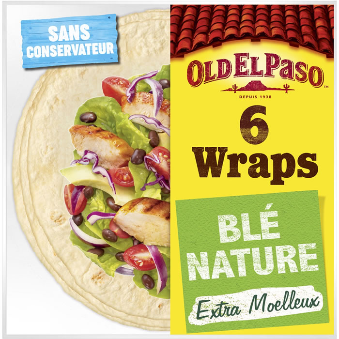 OLD EL PASO – Wraps de blé nature 350 g