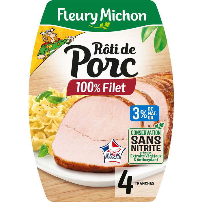 FLEURY MICHON – Rôti de porc sans nitrite (160 g)