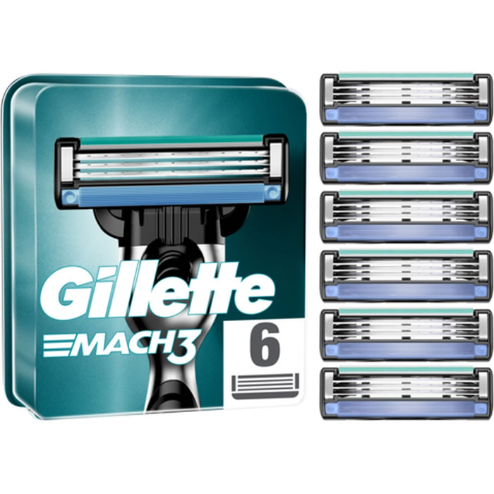 GILLETTE Mach 3 – Recharge pour rasoir 3 lames