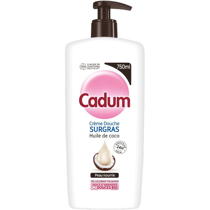 CADUM – Crème douche à l’huile de coco 750 ml