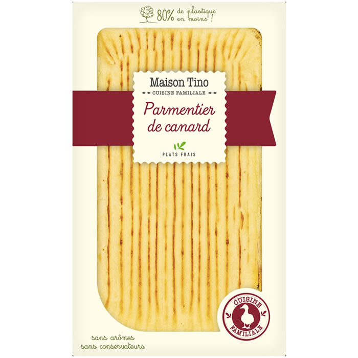 Maison Tino – Parmentier de canard 750g
