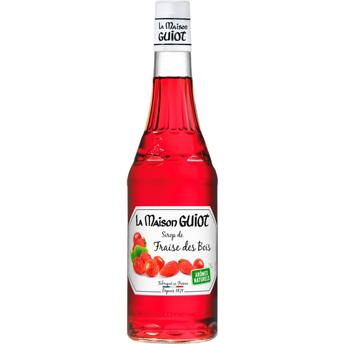 LA MAISON GUIOT – Sirop à la fraise des bois 70 cl
