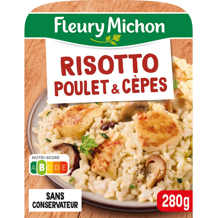 FLEURY MICHON – Poulet et risotto aux cèpes 280g