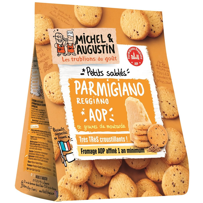 MICHEL & AUGUSTIN Sablés salés Parmigiano 100g