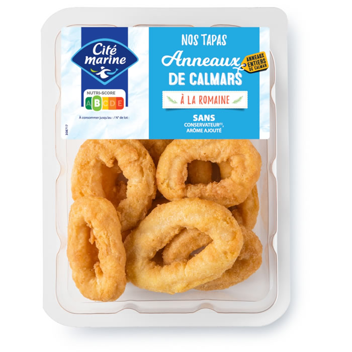 CITE MARINE – Anneaux de calamars à la romaine 180 g