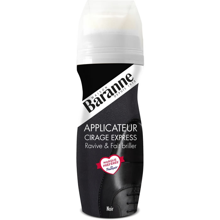 BARANNE Cirage liquide noir express ravive et fait briller 75 ml