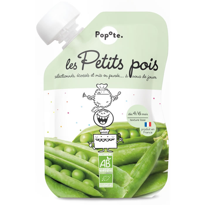 POPOTE – Purée de petit pois 120 g
