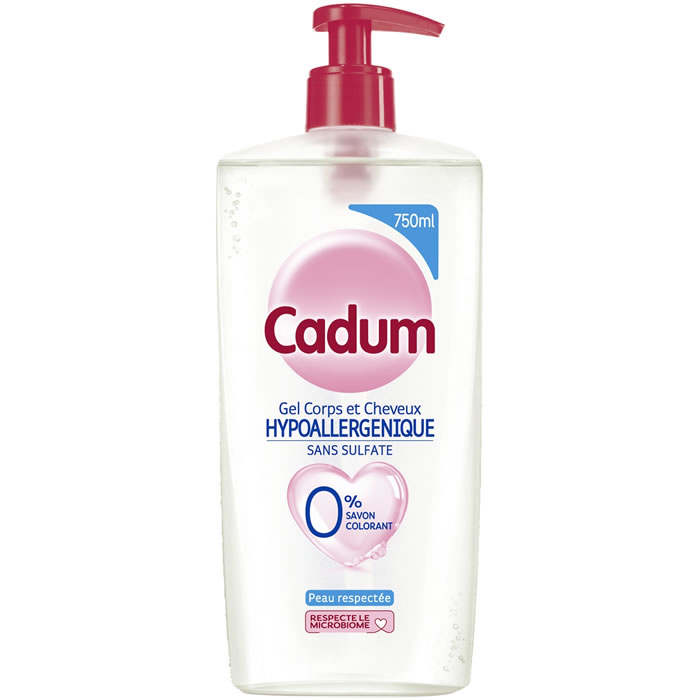 CADUM – Gel douche hypoallergénique 750 ml