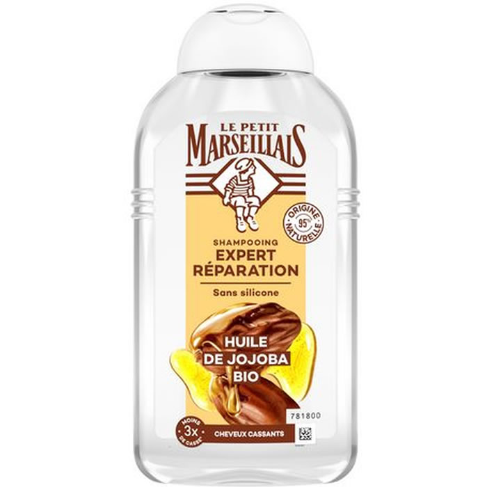 LE PETIT MARSEILLAIS – Shampoing réparateur à l’huile de jojoba sans silicone 250 ml