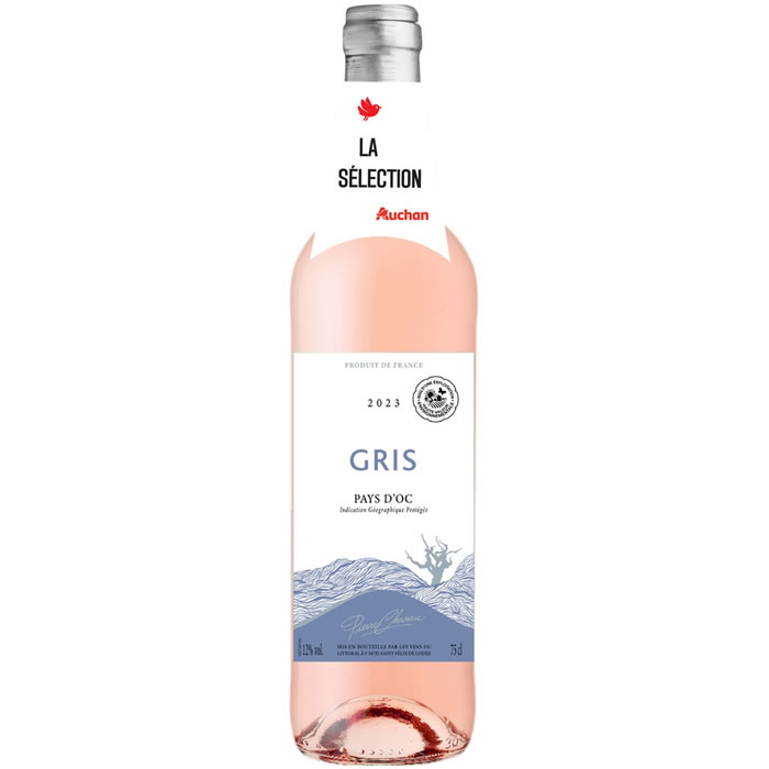 Gris rosé IGP PAYS D’OC Pierre Chanau 75 cl