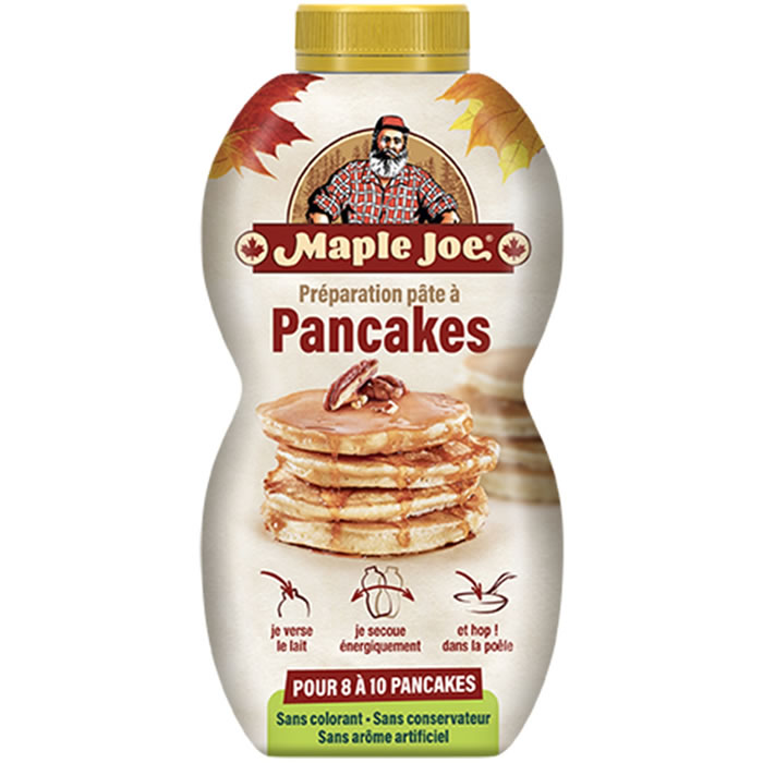 MAPLE JOE – Préparation pour pancakes 215 g