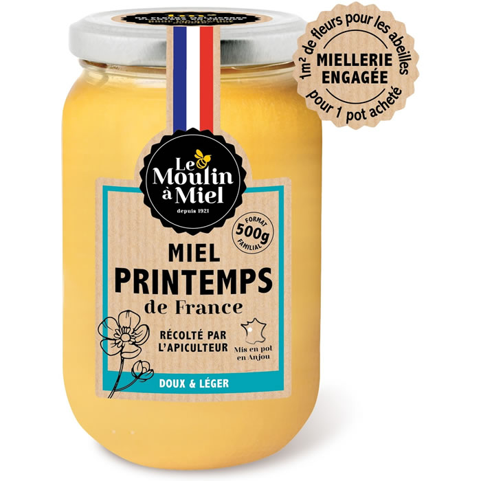 LE MOULIN À MIEL – Miel Printemps de France 500 g