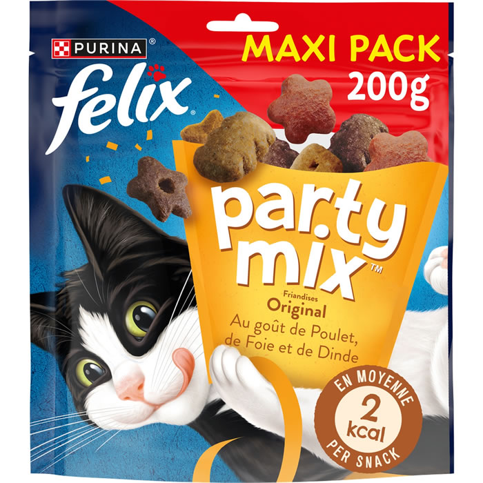 FELIX Party Mix – Friandises poulet, foie et dinde (200 g)