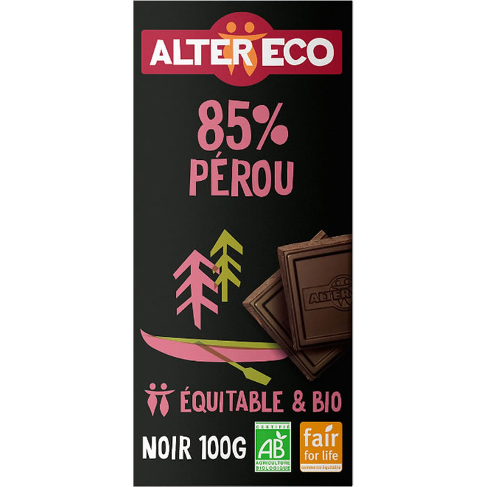 ALTER ECO – Chocolat noir 85% bio 100 g