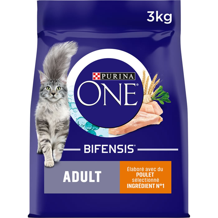 PURINA One Croquettes pour chat adulte au poulet et céréales complètes