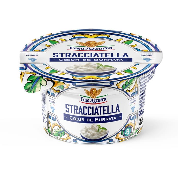 CASA AZZURRA – Stracciatella coeur de burrata 150g