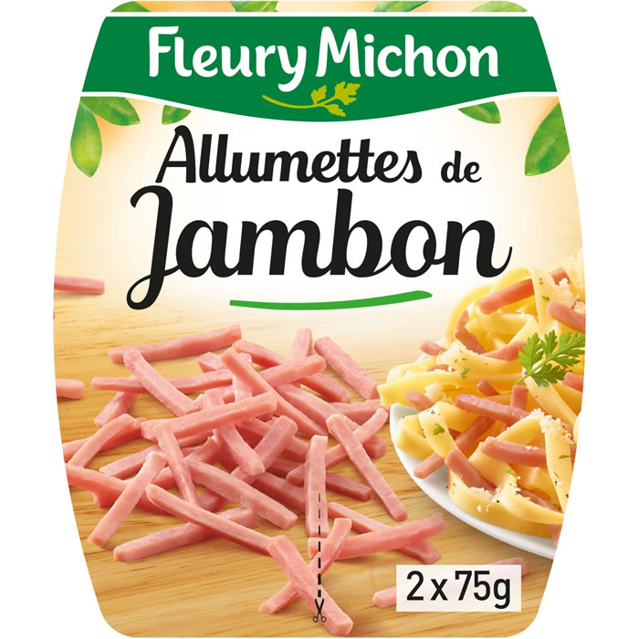 FLEURY MICHON – Allumettes de jambon (2 x 75 g)