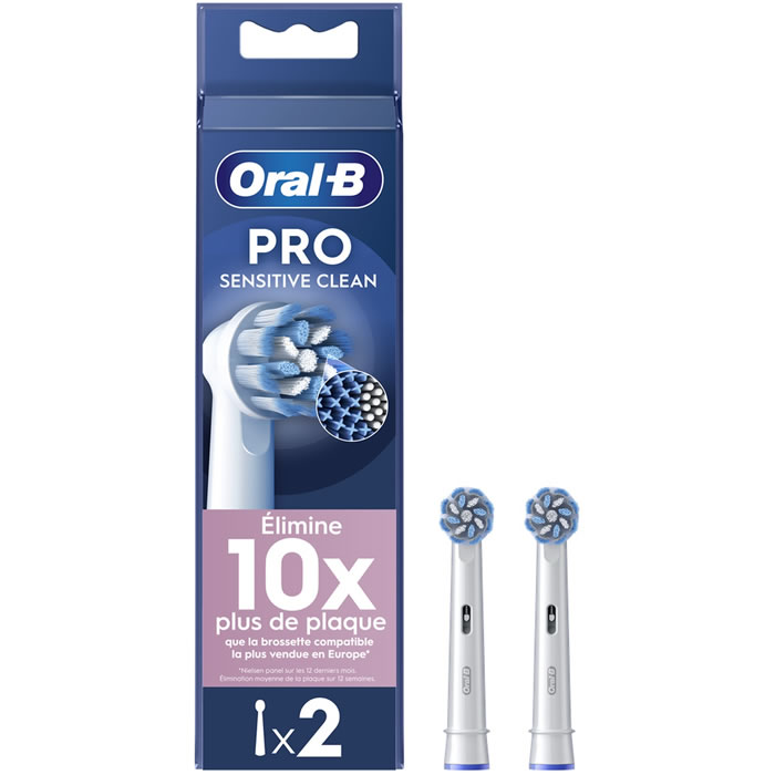 ORAL-B Sensitive Clean – Brossettes 2 unités