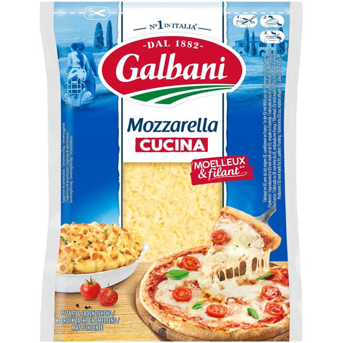 GALBANI – Mozzarella râpée 150g